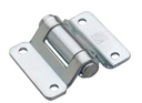 Charnière L 75 × l 60 × H 20,5 mm, zinguée