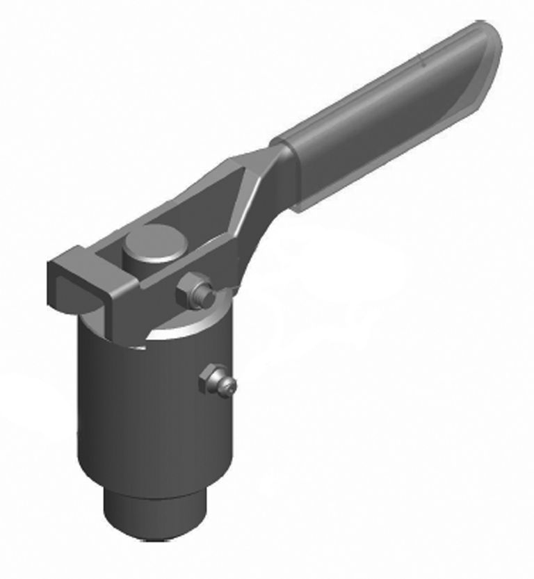 [140502] Federriegel, L: 100 mm, Bolzen Ø25 mm