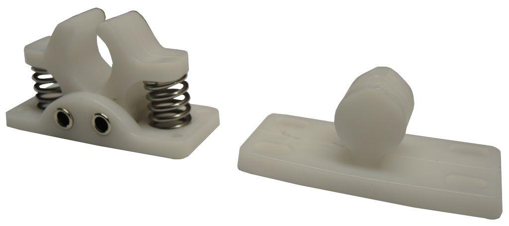 [008000515] Compas de porte, plastique blanc