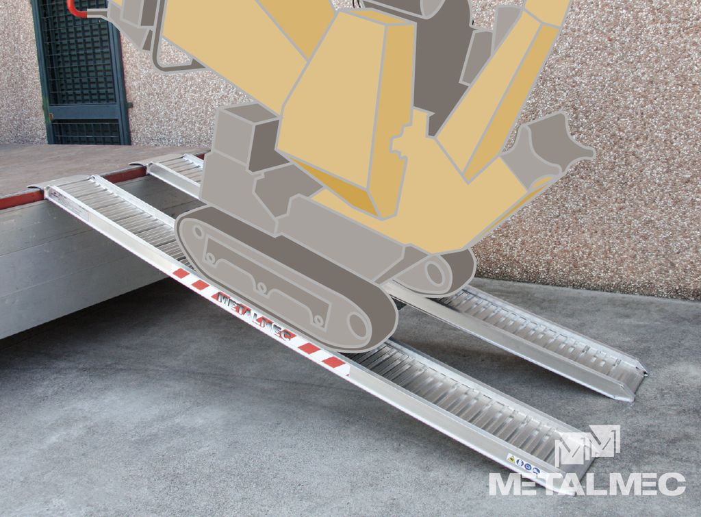 [074SL3035] Alu-rampe, 1000 kg par paire, sans bord