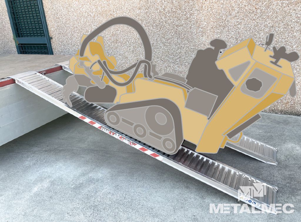 [055SL3020] Alu-Laderampe, 1500 kg pro Paar, ohne Rand,