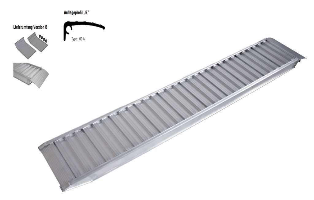 [1224705] Alu-Rampe,  870kg par pce., sans bord