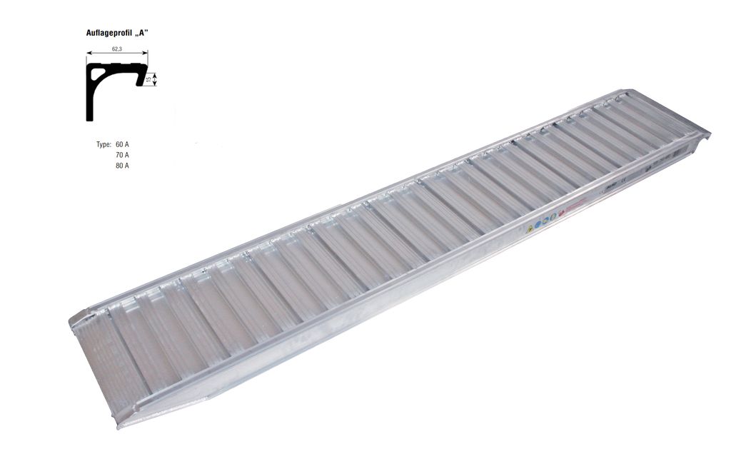 [1224716] Alu-Rampe, 1250kg pro par pce., sans bord