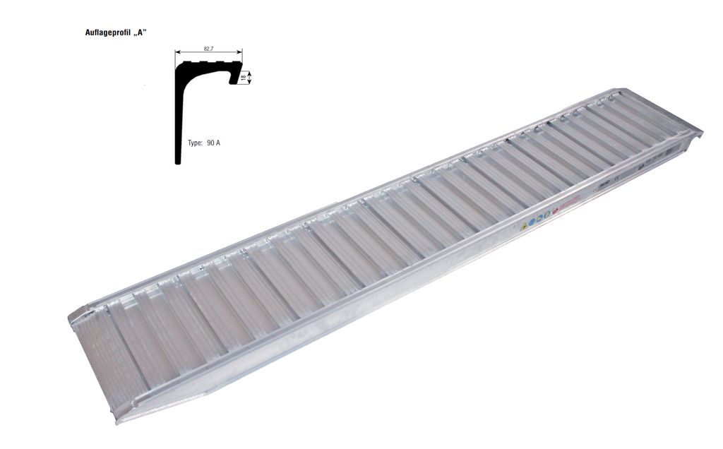 [1224722] Alu-Rampe, 1450kg par pce., sans bord