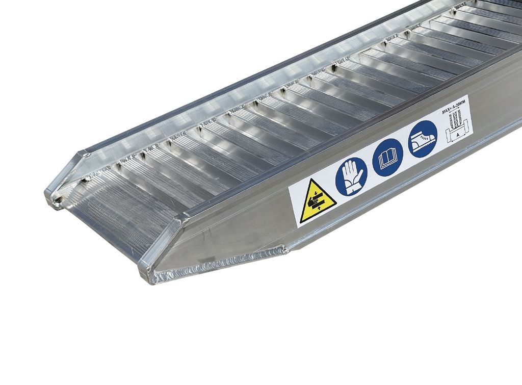 [151SL4030] Alu-rampe, 5150 kg par paire, sans bord,