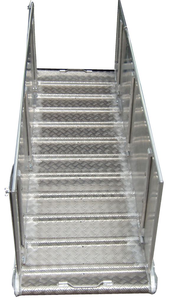[326390] Alu-rampe pour charger des porcs