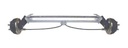 Essieu freiné 1350kg, A: 1000mm, C: 1450mm AAA