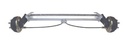Essieu freiné 1350kg, A: 1000mm, C: 1450mm AAA