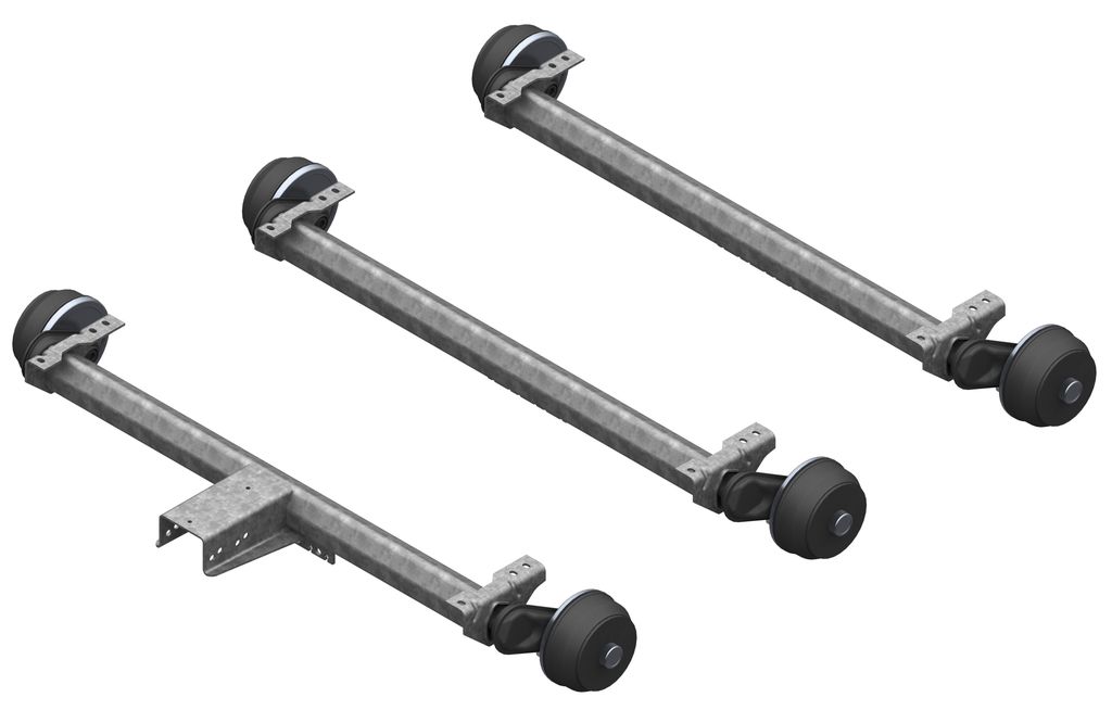 GFA 1500kg, A: 1300mm, C: 1750mm, Tridem