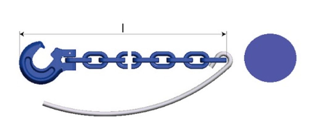 VERIGA Forstkette D8X3500 -G100 N