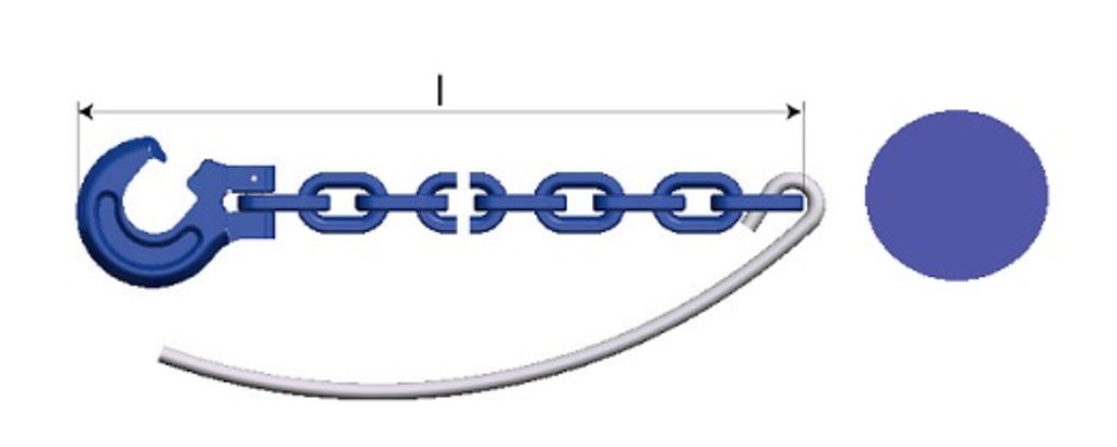 VERIGA Forstkette D8X4000 -G100 N