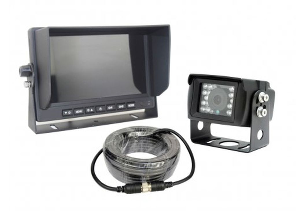 [D69139] Rückfahrkamerasystem (HD 6) Kabel 20m, 7" Farbmonitor TFT