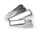 Nummernrahmen Set magnetisch, Kunststoff, schwarz