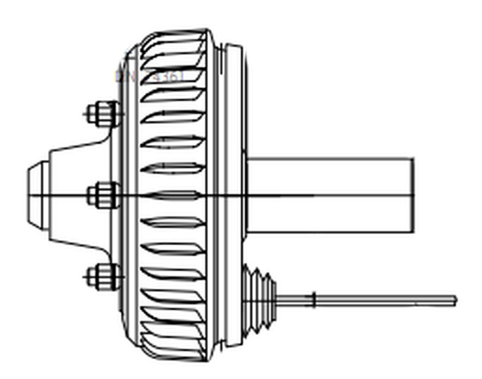 [1212853] Radbremse mit Stummel Typ 3081 AR ABV