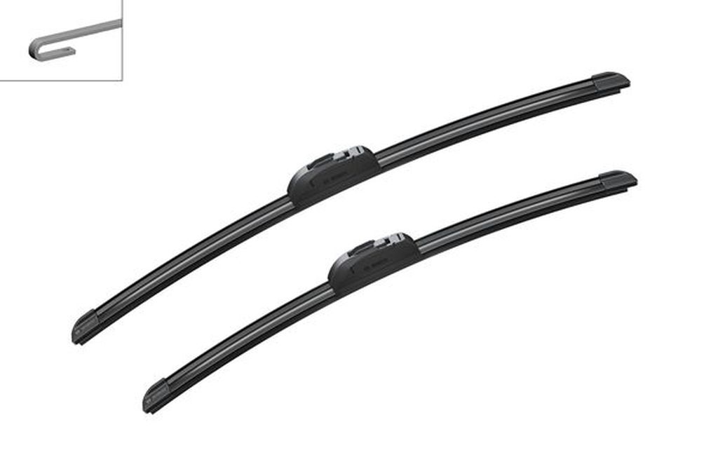 Balais d'essuie-glace Flex Bosch (AR533S) avec spoiler