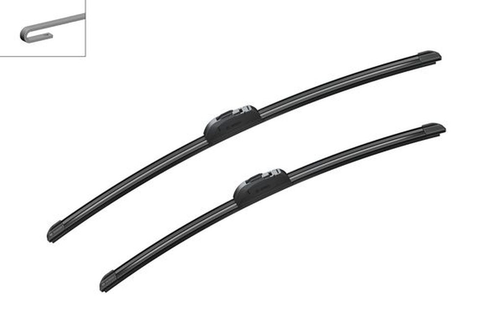 Balais d'essuie-glace Flex Bosch (AR801S) avec spoiler