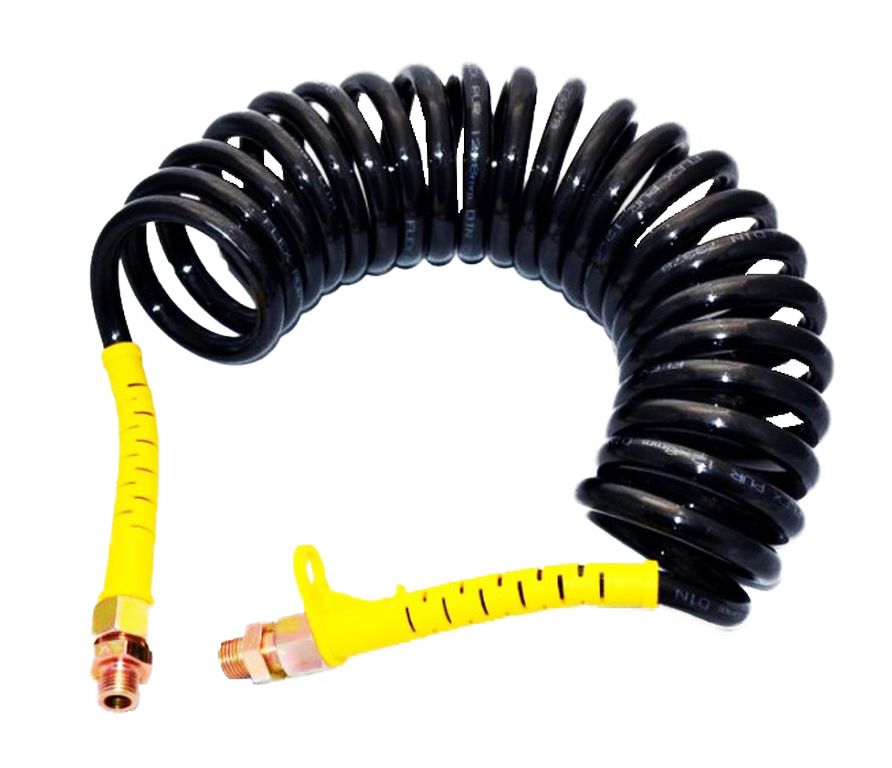 [014816171] Tube spiral air comprimé jaune 5.5m