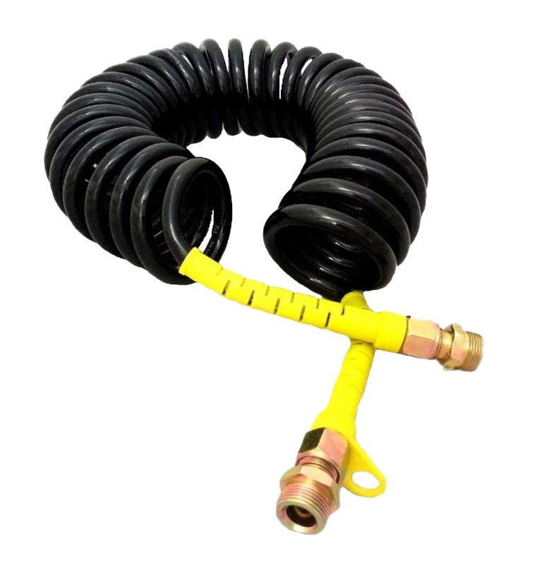 [014816191] Spiralschlauch Druckluft, gelb, 7.5 m
