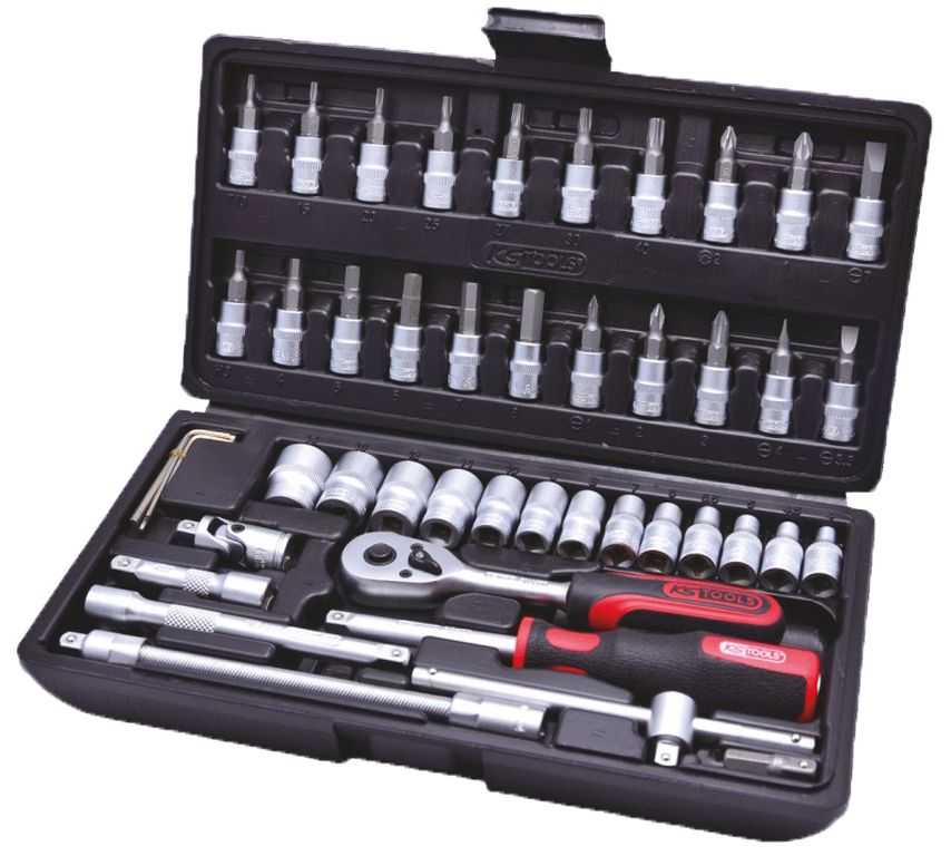 Steckschlüssel Satz 1/4" 48-tlg