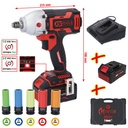 e-MONSTER 1/2" 18V Brushless-batterie kit de clés à chocs