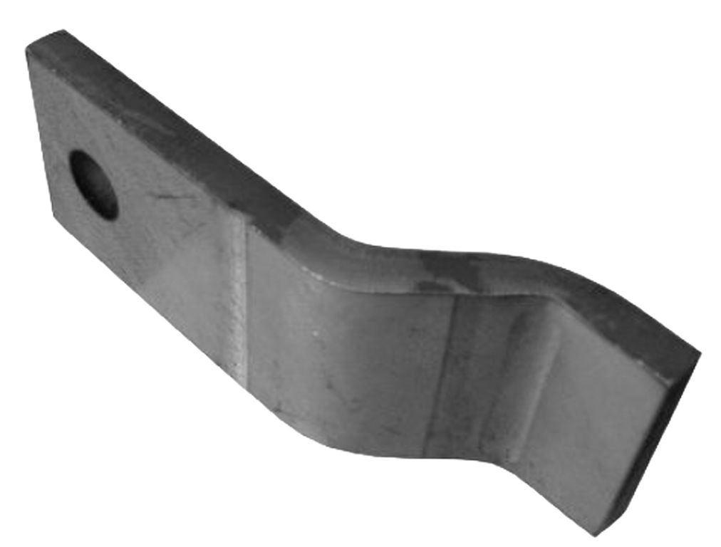 [43810] Radstossdämpferhalter KNOTT, gekröpft 55 mm