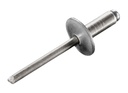 Blindniete Alu/Inox 5.0 x 18.0 Grosskopf Ø 14mm