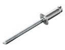 Rivet aveugle alu/acier 4.0 x 12.0 tête fraisée
