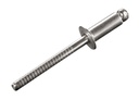 Rivet aveugle inox/inox 4.8 x 8.0 tête fraisée, cannelé