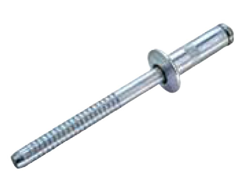 [7200048120] Rivet aveugle acier/acier 4.8 x 12.0 tête plate haute résistance
