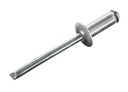 Rivet aveugle à expansion alu/acier 4.8 x 40.0 tête plate