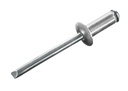 Rivet aveugle à expansion alu/acier 4.8 x 14.0 tête plate