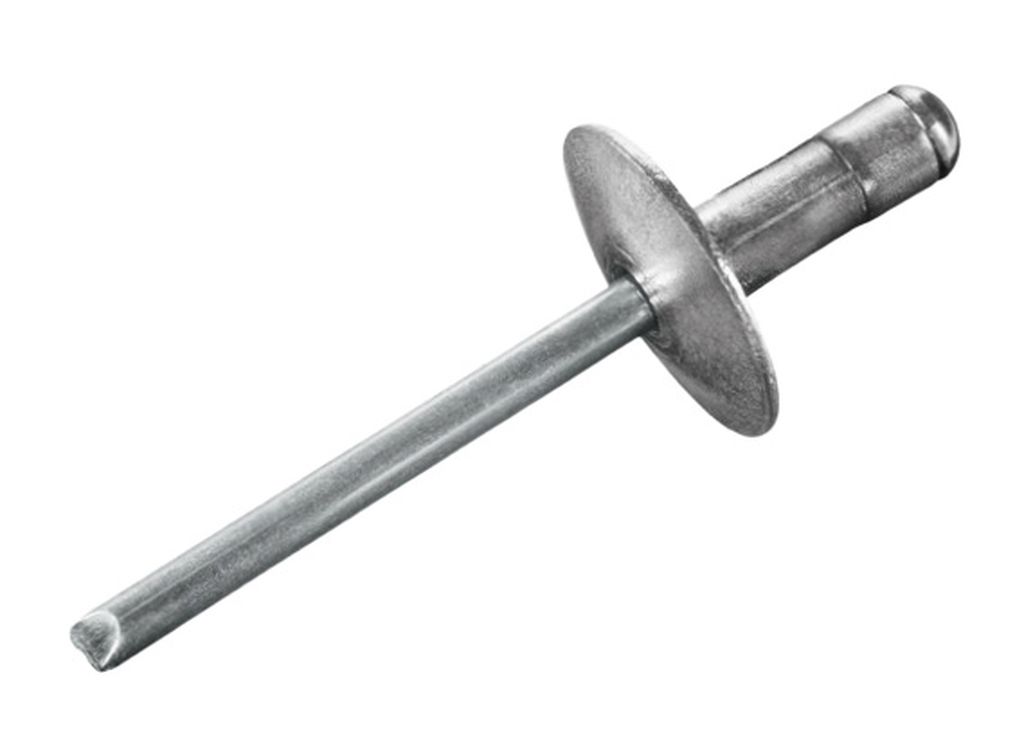 [7772248160] Mehrbereichsblindniete Alu/Stahl 4.8 x 16.0 Grosskopf Ø 16