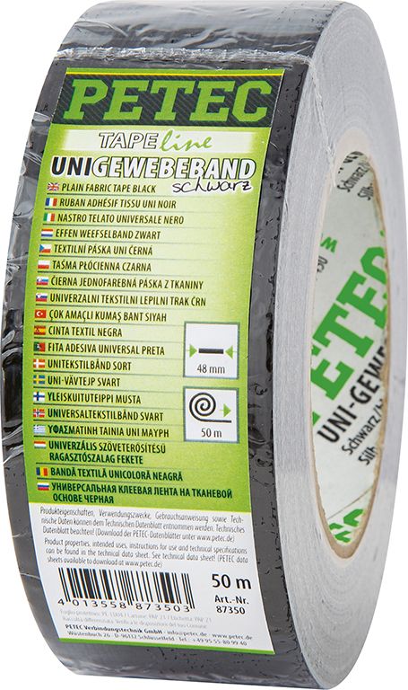 Ruban textile uni, L: 50 m, l: 48 mm