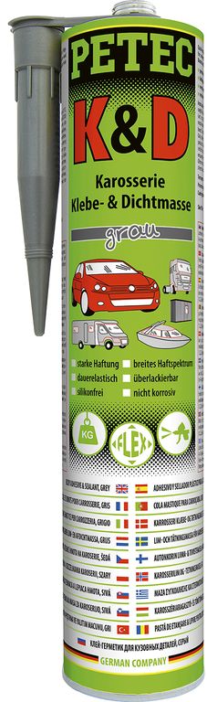 [94630PET] Karosserie Klebe - & Dichtmasse, 310 ml, grau