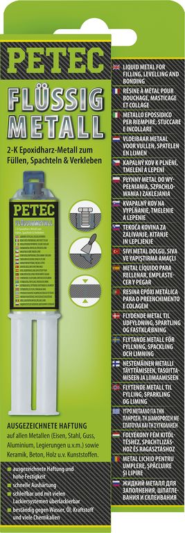 [97425PET] Flüssigmetall Doppelspritze, 25 ml