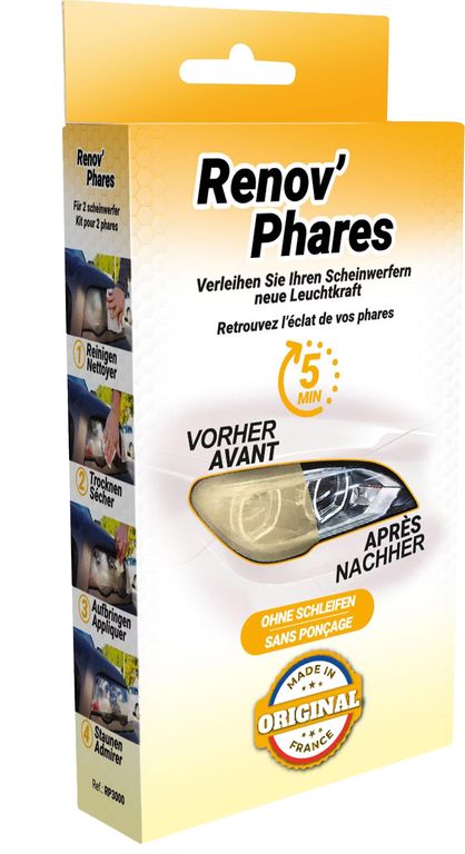 [RP3000.DE] Scheinwerfer-Aufbereitungsset für 2 Scheinwerfer