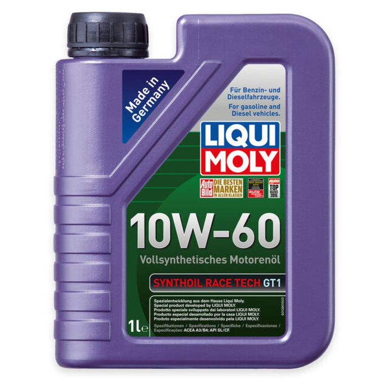 [LM 1390] Huile moteur 10W60 Synthoil Race Tech GT1 1 litre