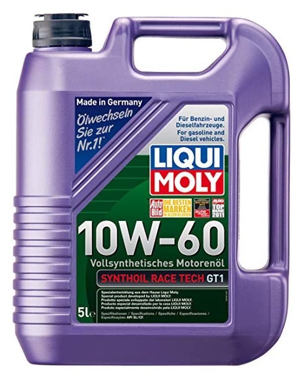 [LM 1391] Huile moteur 10W60 Synthoil Race Tech GT1 5 litre