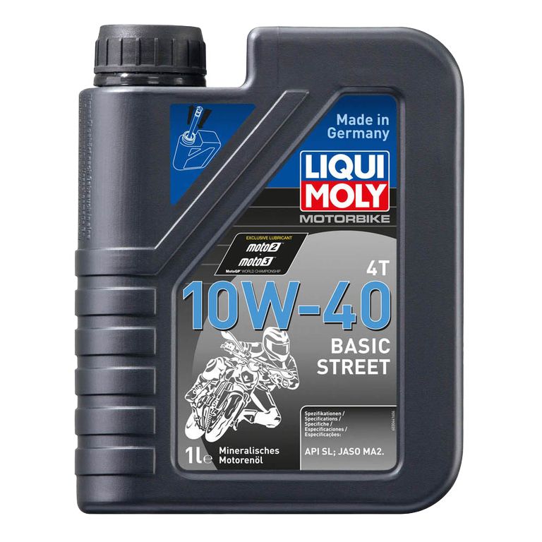 Huile moteur 10W40 moto 4T Street 1 litre