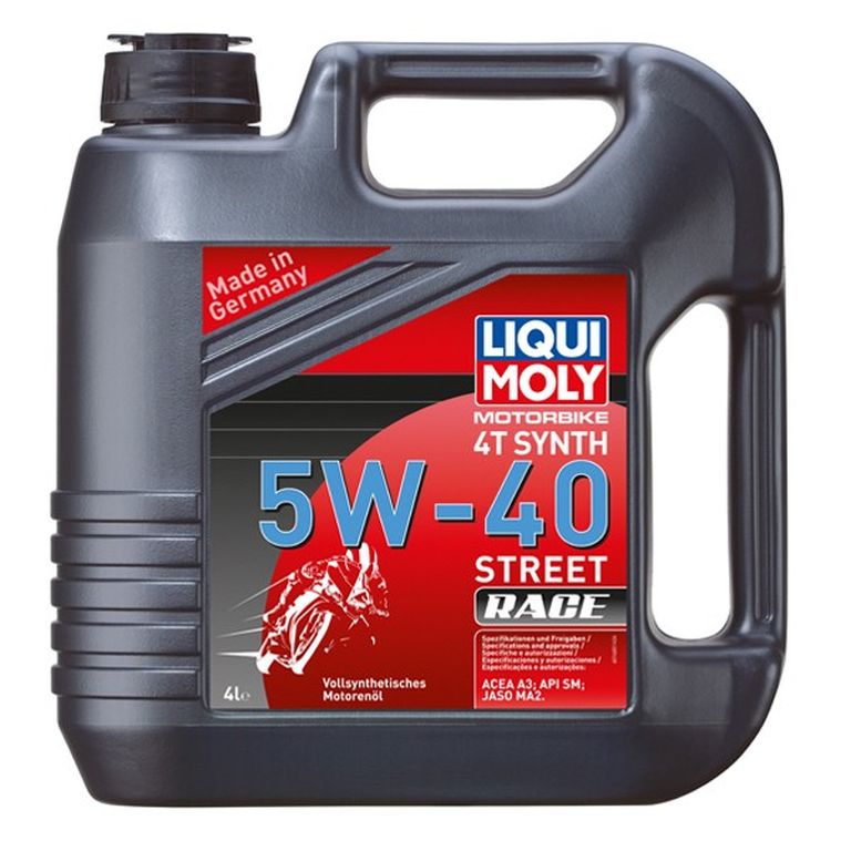 [LM 1685] Huile moteur 5W40 moto 4T Street Race 4 litre