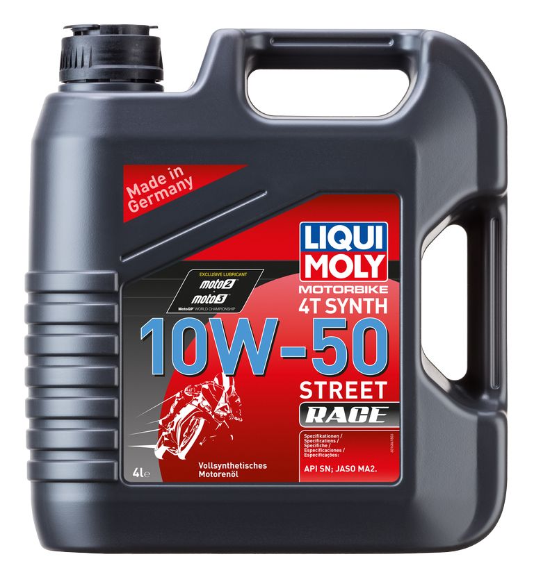 [LM 1686] Huile moteur 10W50 moto 4T Street Race 4 litre