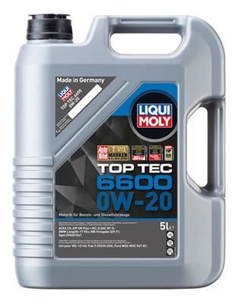 Huile moteur 0W20 TOP TEC 6600   5 litre