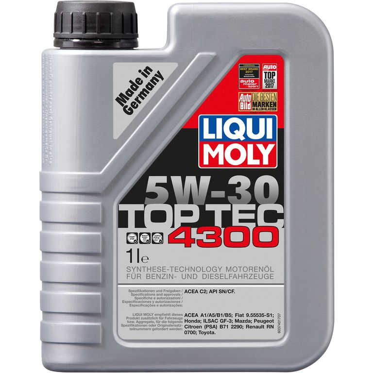 [LM 3740] Motorenöl 5W30, TOP TEC 4300