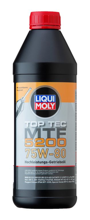 Huile de transmission 75W80, MTF 5200, API GL4