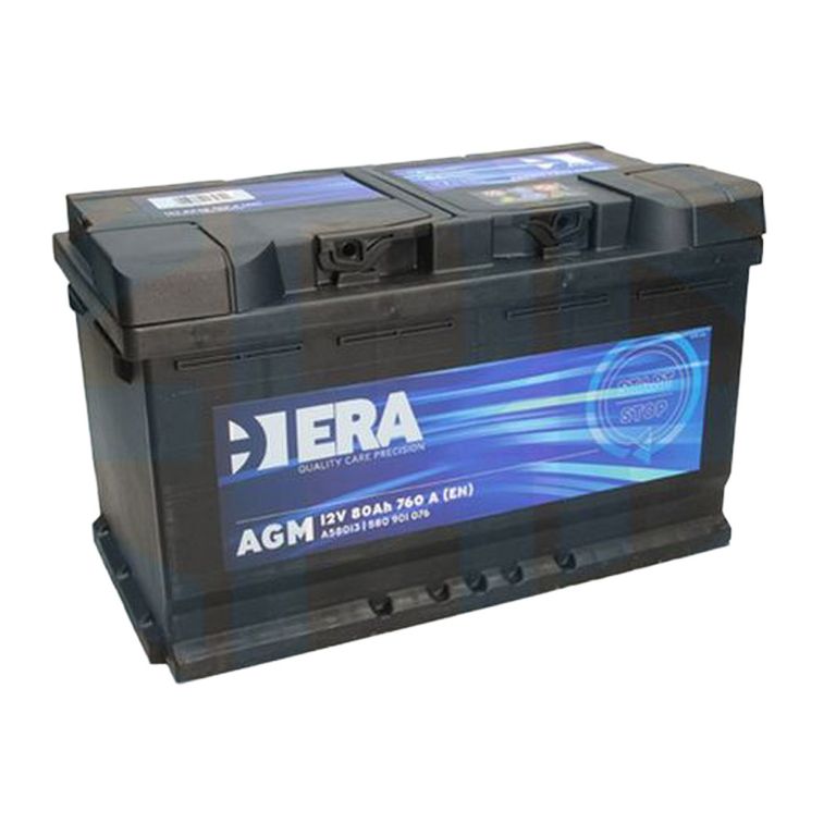 [A58013] Batterie 12 V 80 AH, LxlxH 315 x 175 x 190 - +