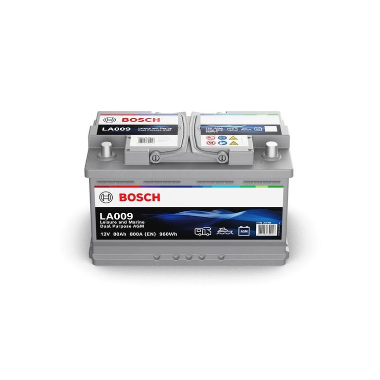 Batterie d'alimentation 12 V 80 AH, LxlxH 315 x 175 x 190