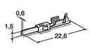 Flachstecker Tyco 964269-2   0.5 - 1.0mm²