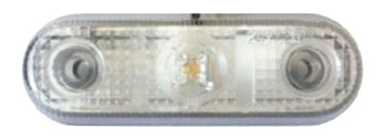 [02.800.220] LED feu de postion (5) transparent, 12/24V, lumière rouge