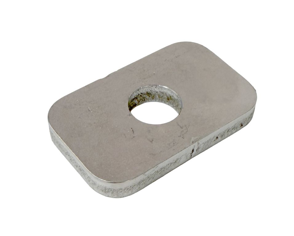 [140630] Chassishalter Unterlegplatte Inox