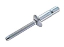 Rivet inox/inox 6.4 x 14.5 tête plate